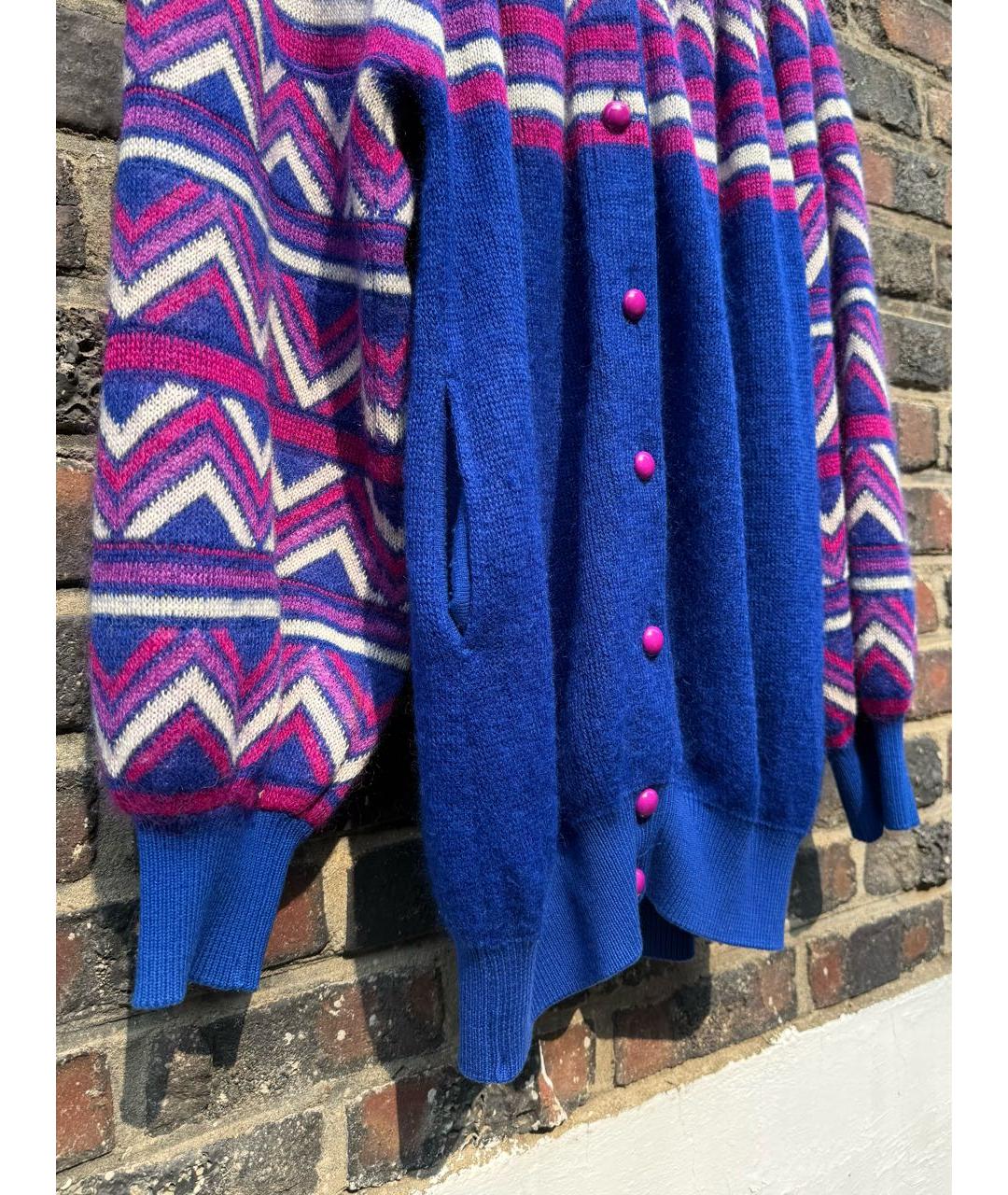 SAINT LAURENT Мульти шерстяной кардиган, фото 4