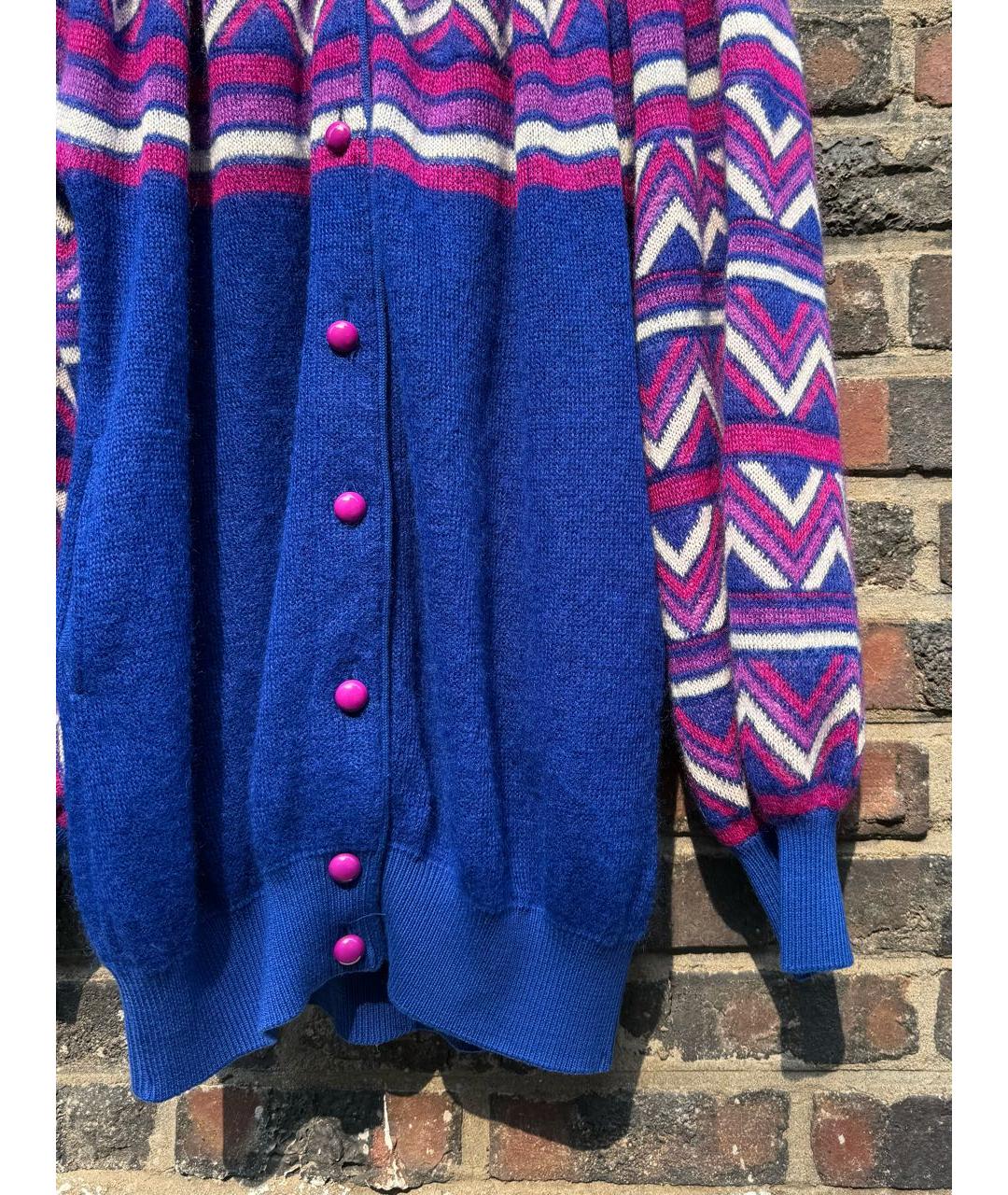 SAINT LAURENT Мульти шерстяной кардиган, фото 3