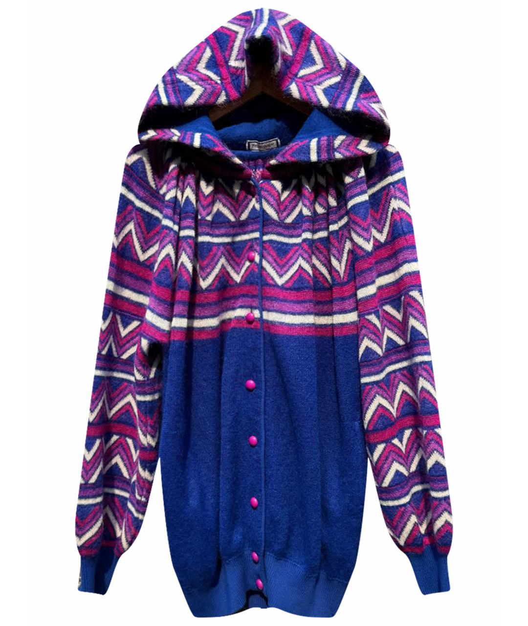 SAINT LAURENT Мульти шерстяной кардиган, фото 1