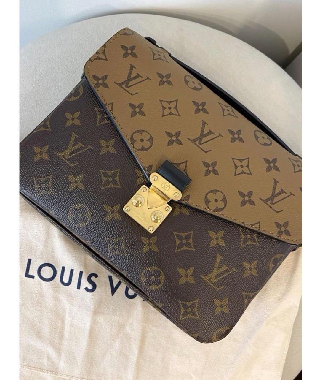 LOUIS VUITTON Коричневая сумка через плечо, фото 2