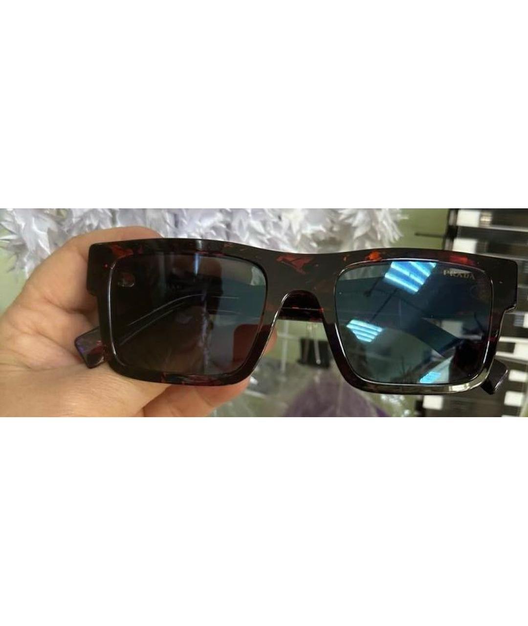 PRADA Мульти пластиковые солнцезащитные очки, фото 3