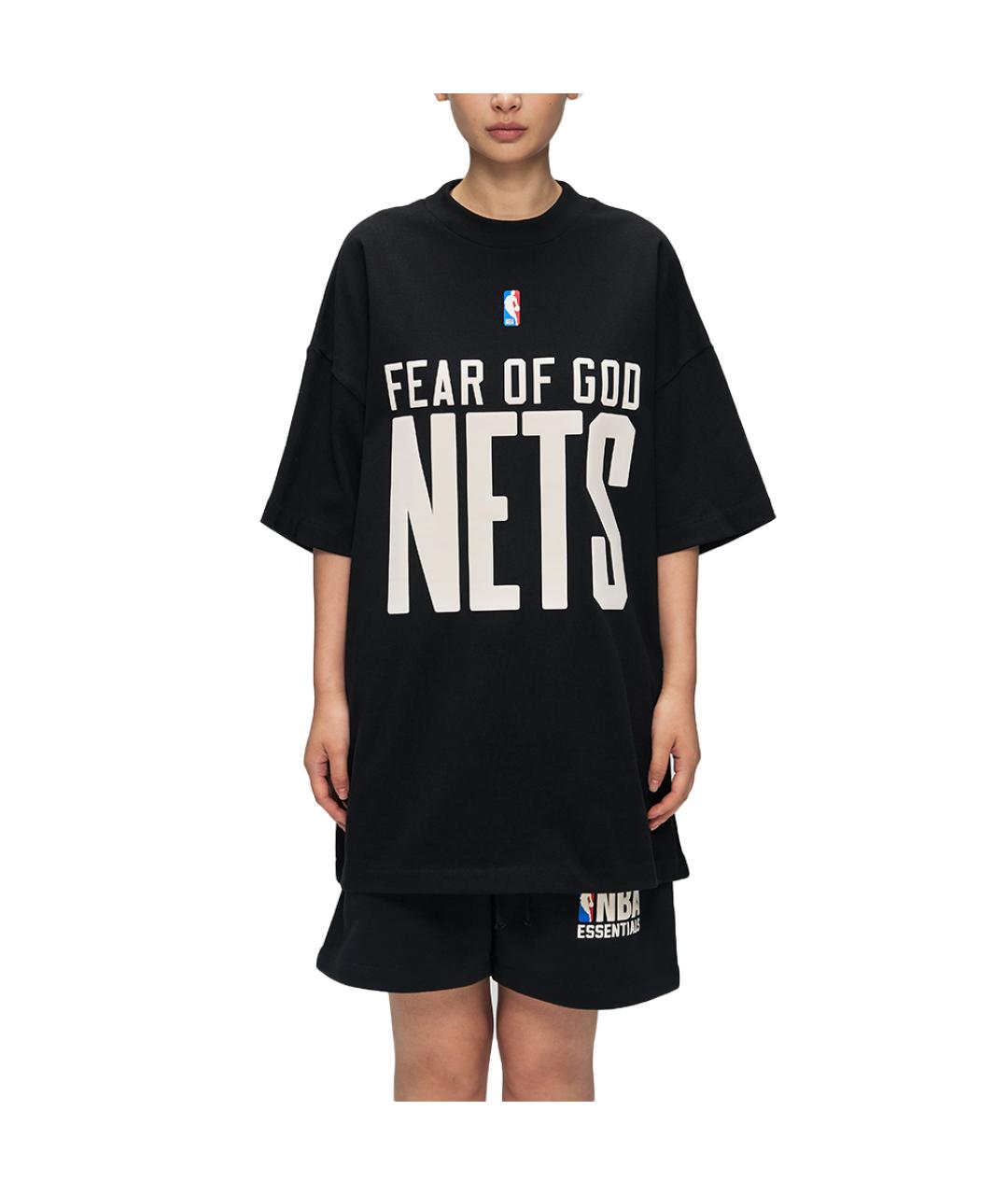 FEAR OF GOD ESSENTIALS Черная футболка, фото 3