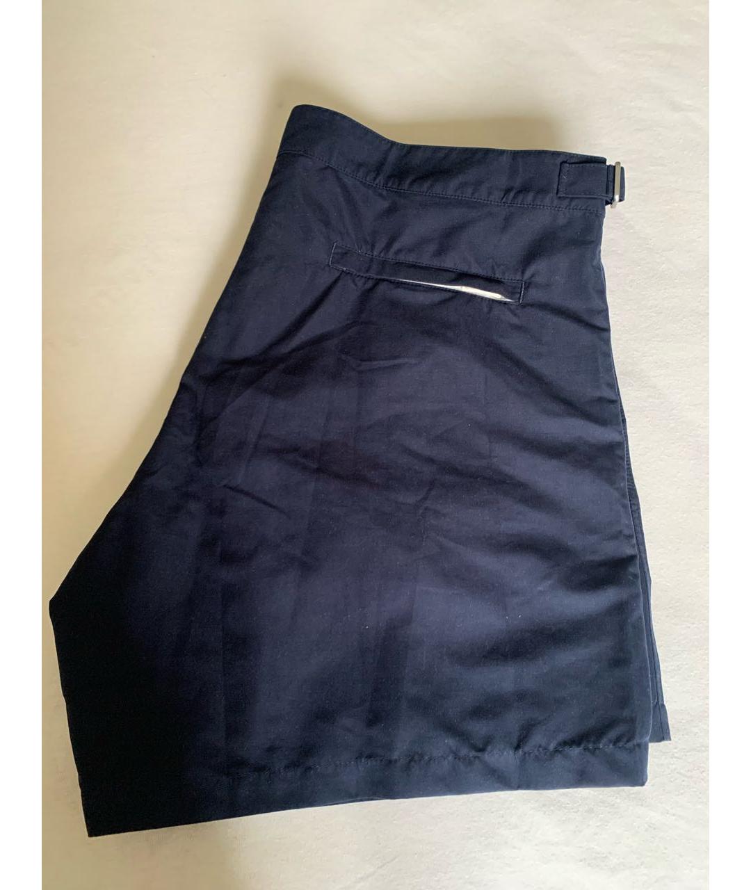 LORO PIANA Синие полиэстеровые шорты, фото 2