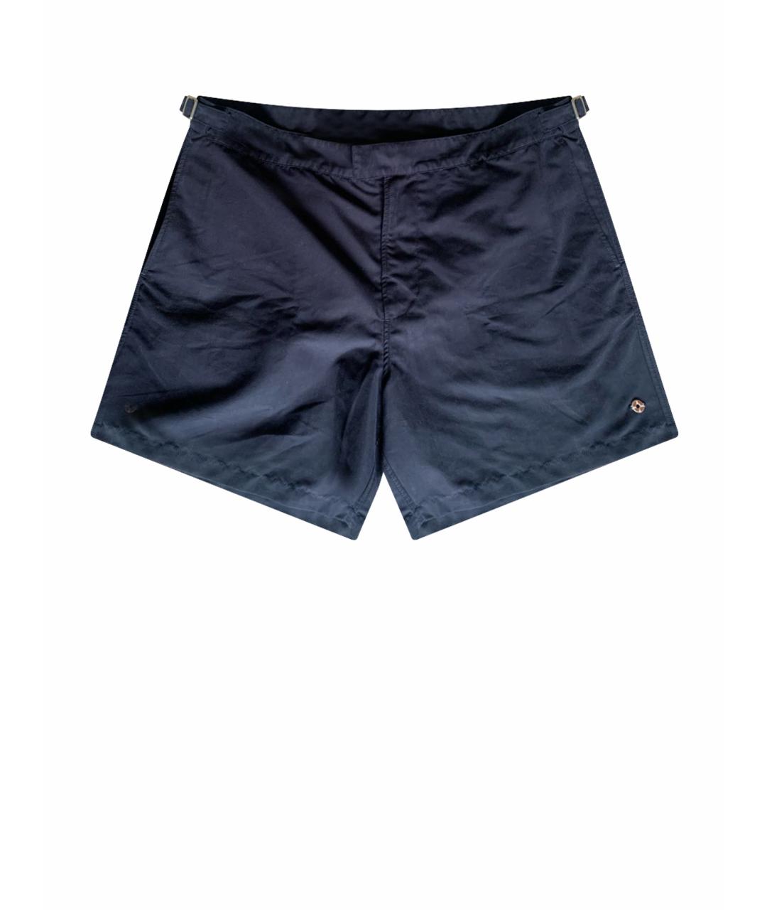 LORO PIANA Синие полиэстеровые шорты, фото 1