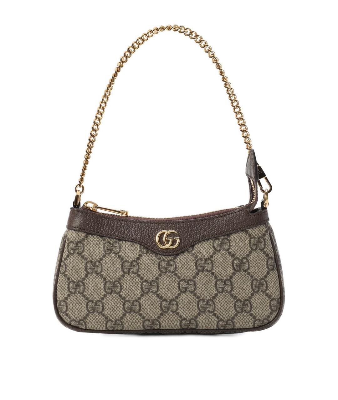 GUCCI Бежевая сумка с короткими ручками, фото 9