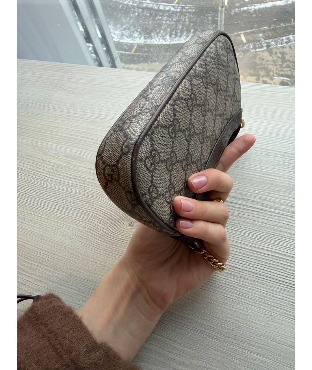 GUCCI Бежевая сумка с короткими ручками, фото 5