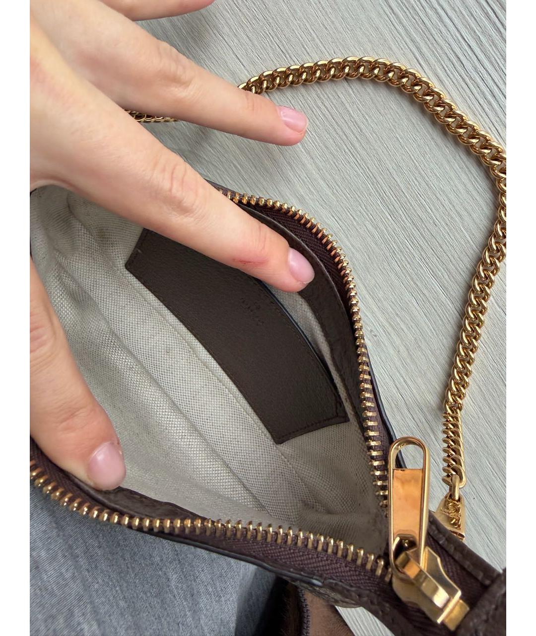 GUCCI Бежевая сумка с короткими ручками, фото 4