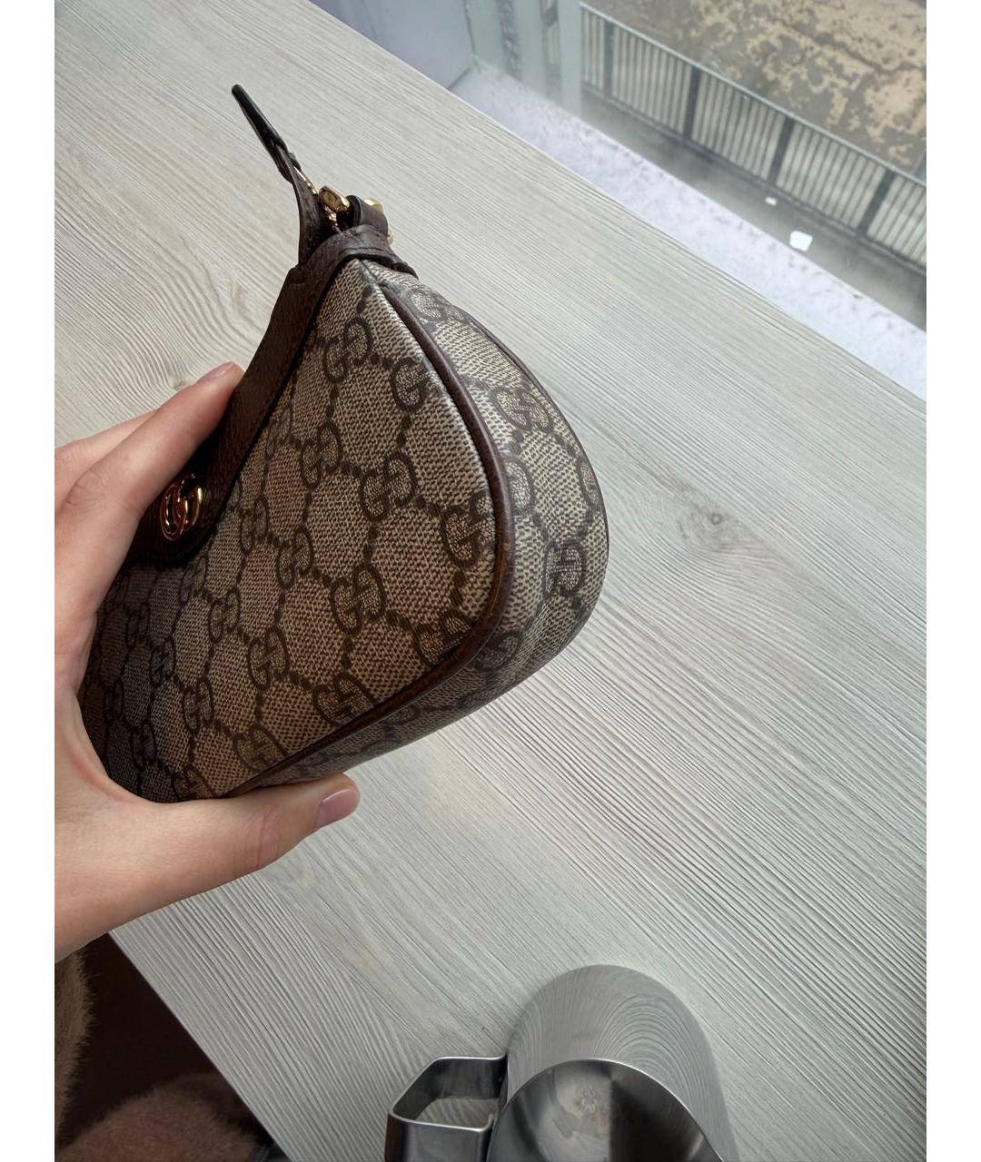 GUCCI Бежевая сумка с короткими ручками, фото 2