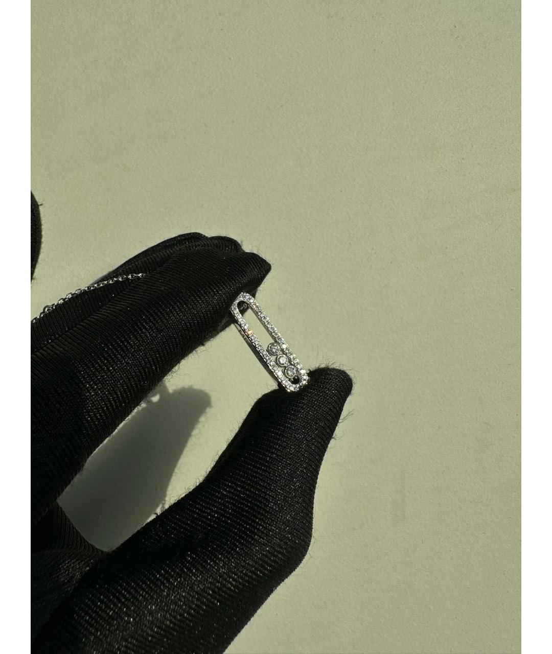 MESSIKA Белый кулон из белого золота, фото 6