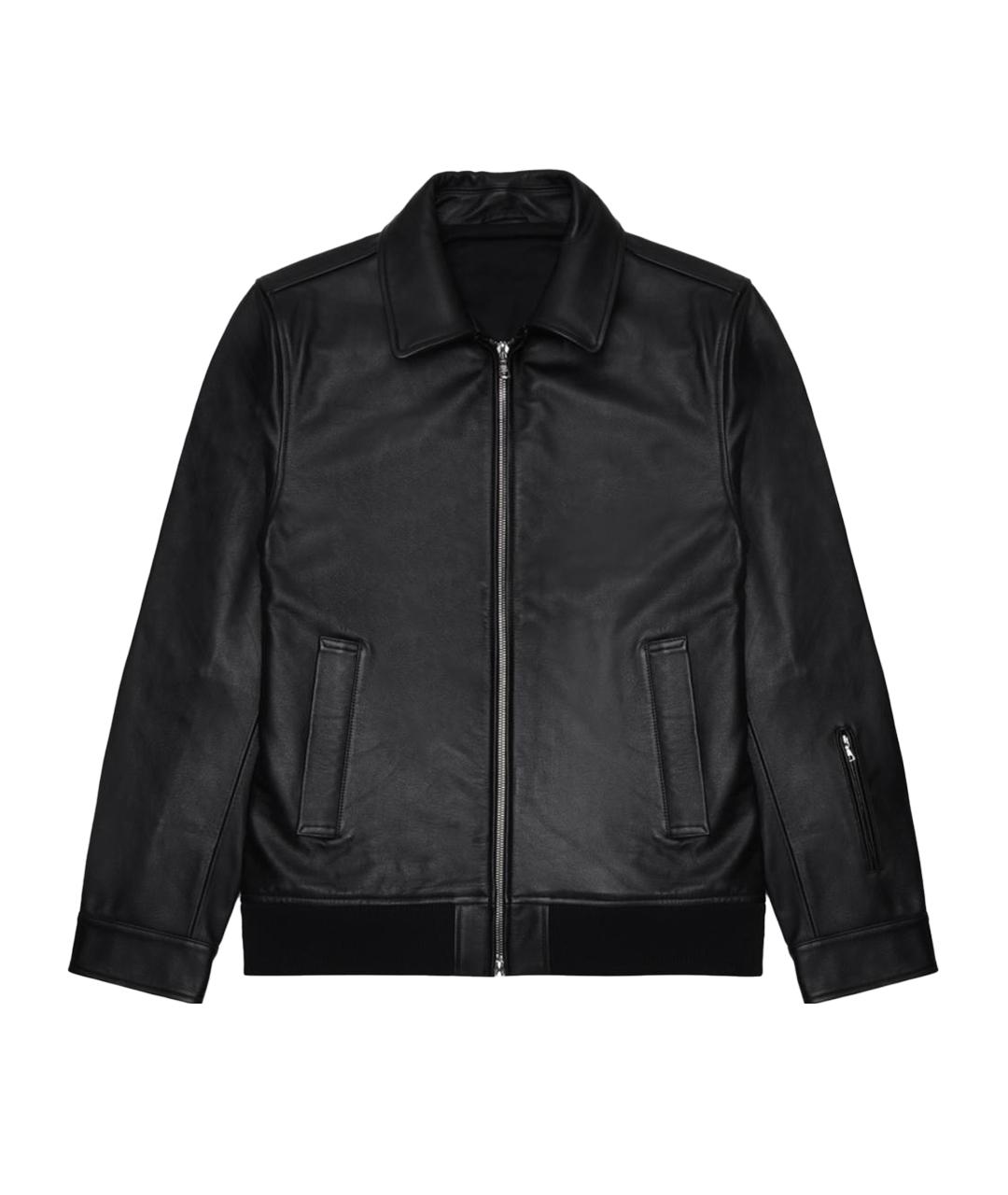 ACNE STUDIOS Черная кожаная куртка, фото 1