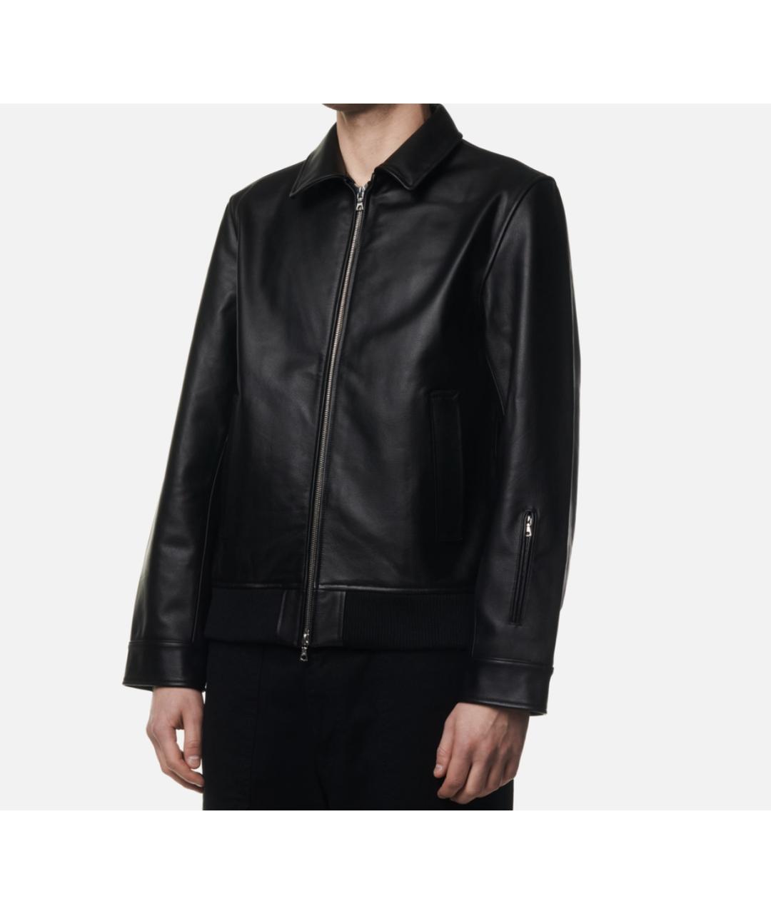 ACNE STUDIOS Черная кожаная куртка, фото 4