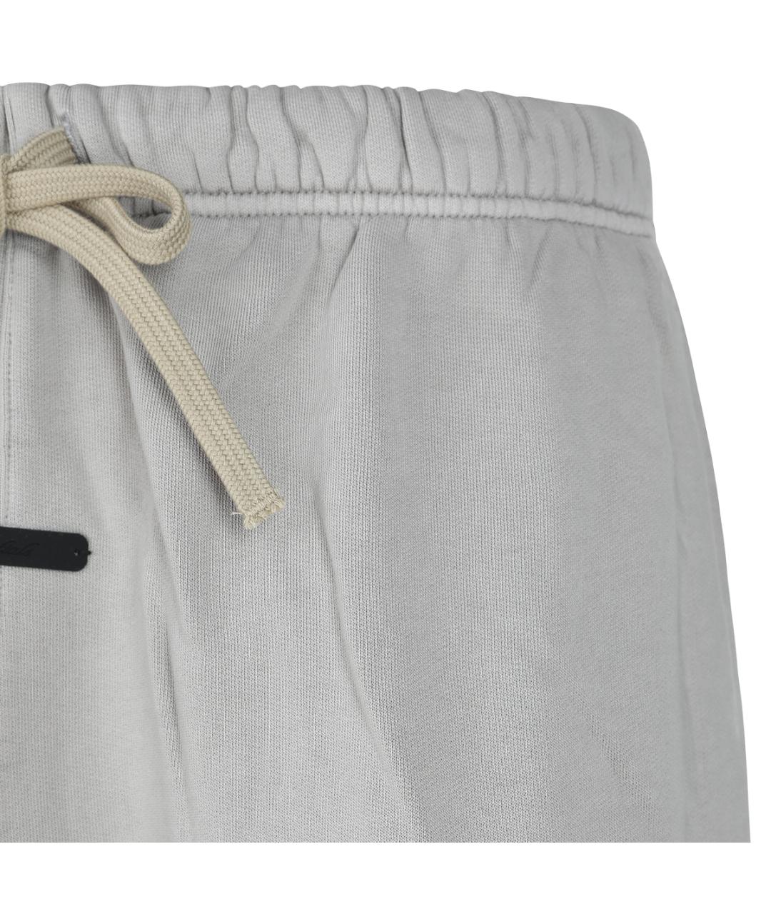 FEAR OF GOD ESSENTIALS Серые хлопковые повседневные брюки, фото 3