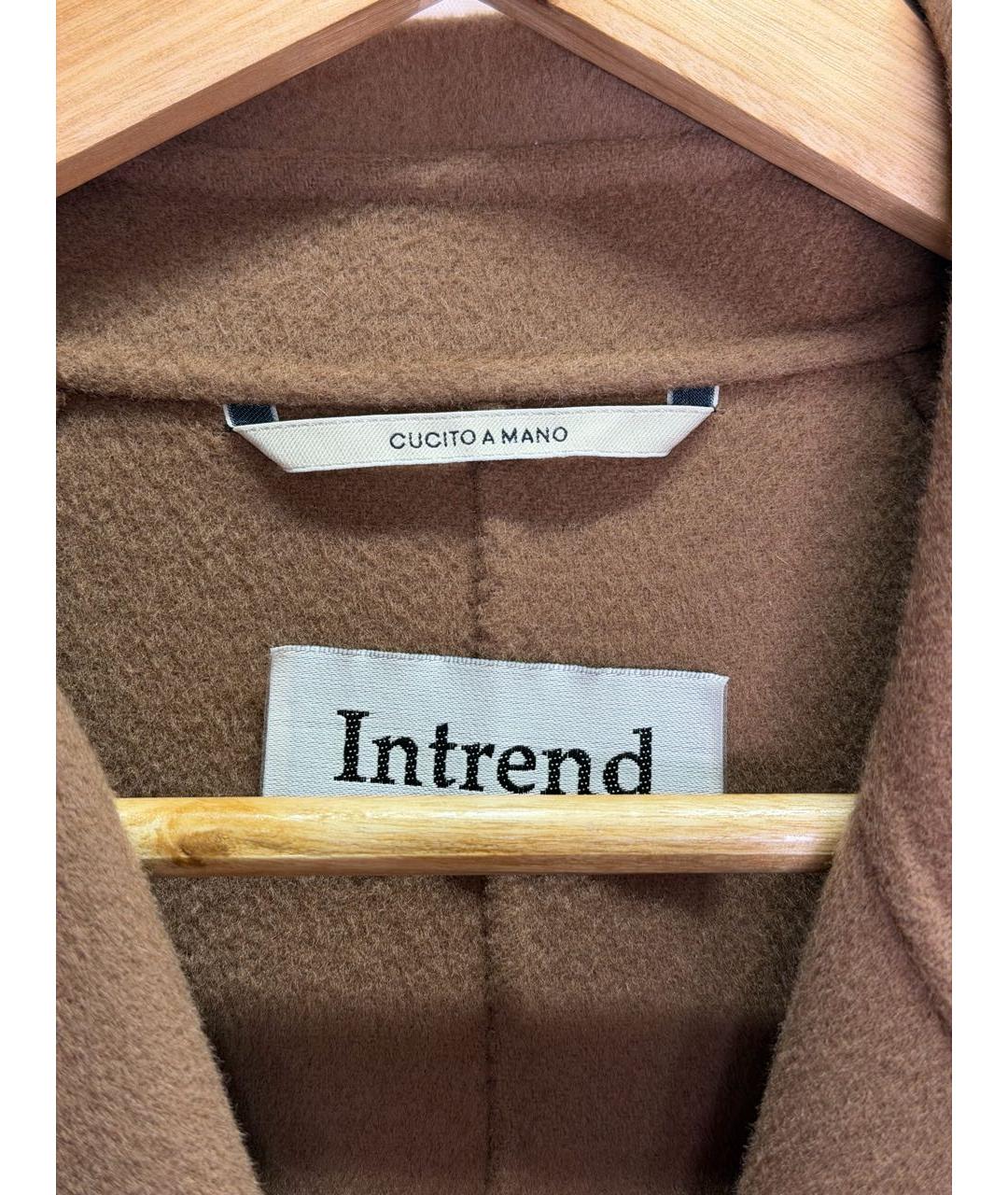 'S MAX MARA Коричневое шерстяное пальто, фото 4