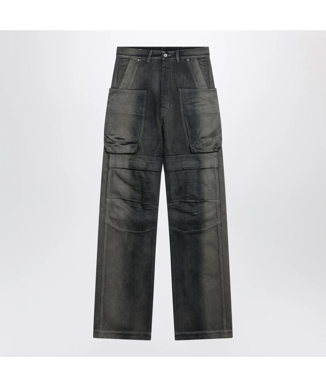 RICK OWENS Мульти деним повседневные брюки, фото 3