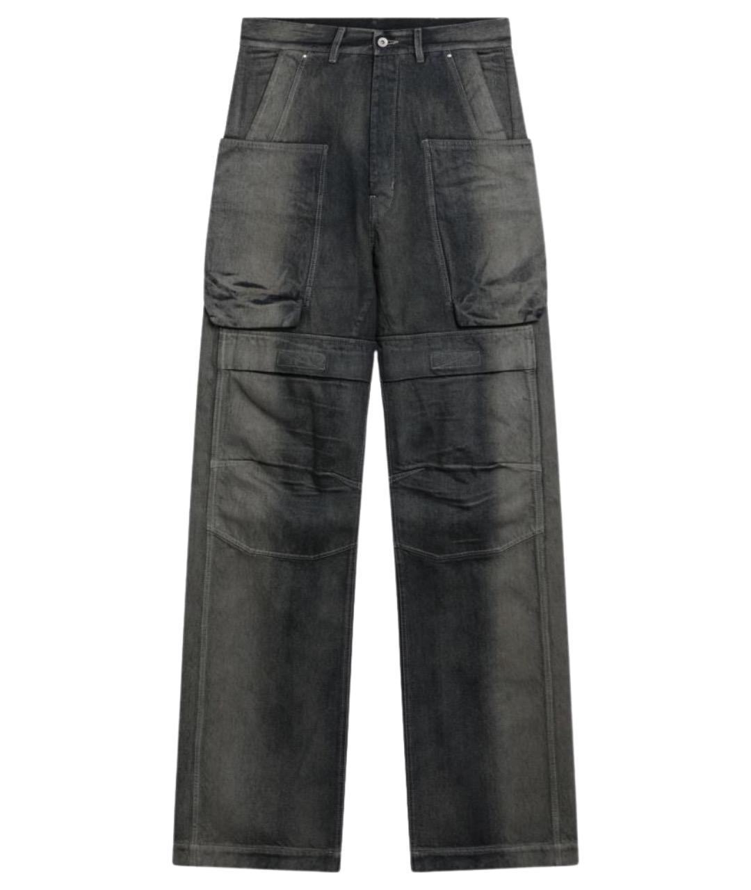 RICK OWENS Мульти деним повседневные брюки, фото 1