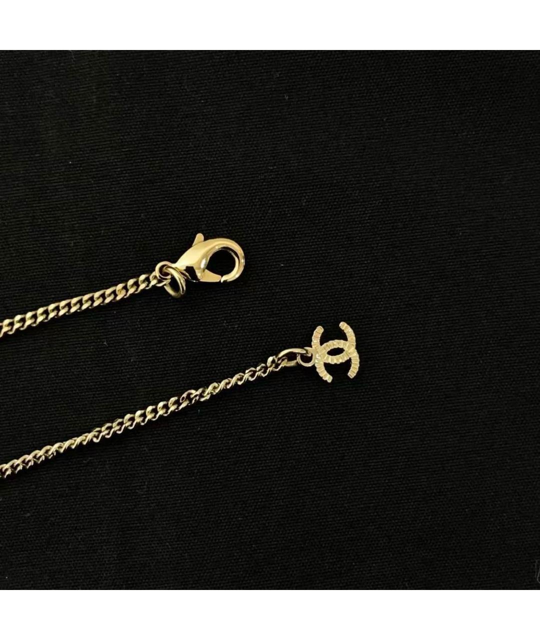 CHANEL Золотое металлическое колье, фото 5