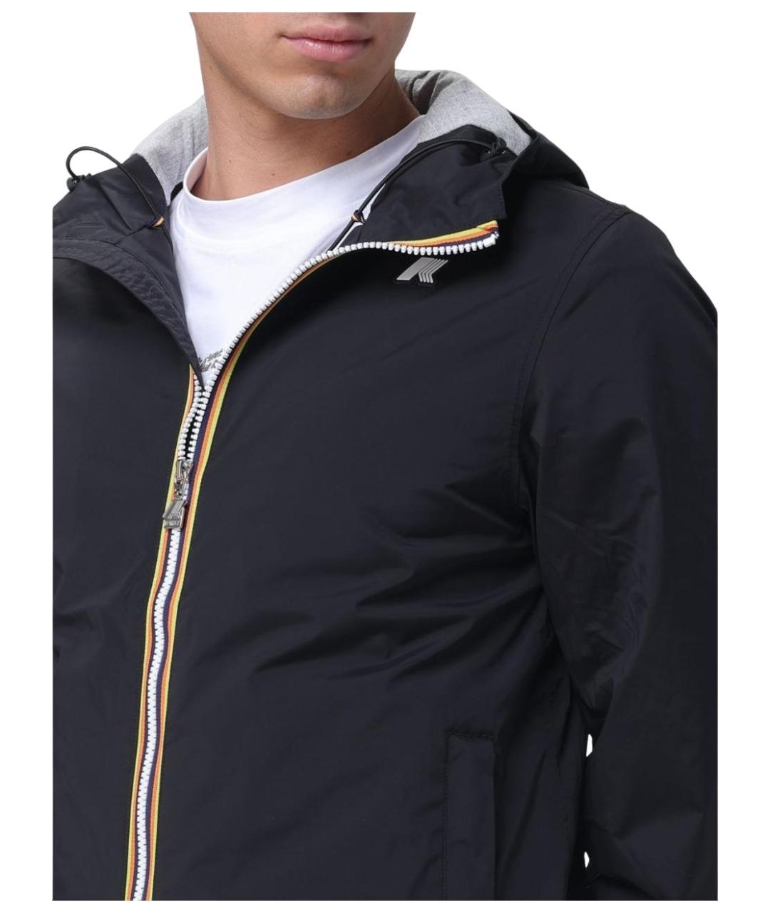 K-WAY Черная полиамидовая куртка, фото 4