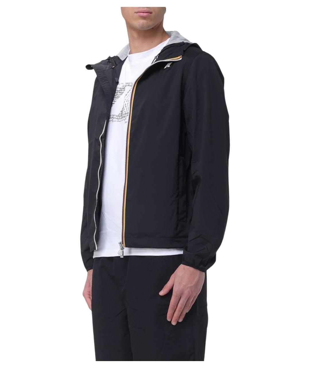 K-WAY Черная полиамидовая куртка, фото 3