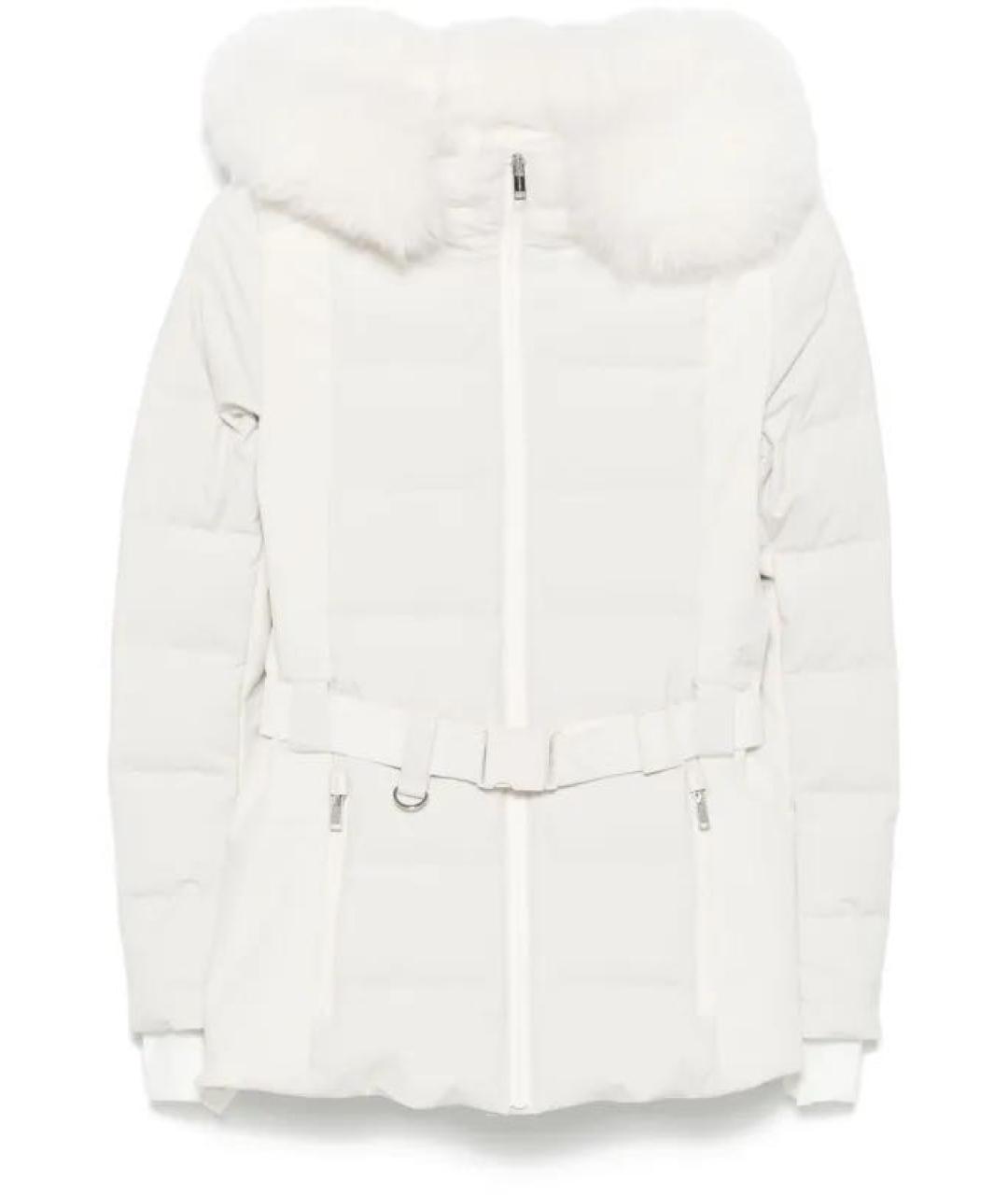 YVES SALOMON Белый пуховик, фото 1