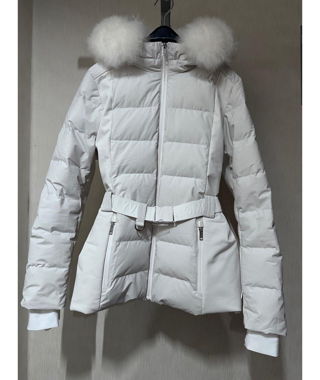 YVES SALOMON Белый пуховик, фото 2