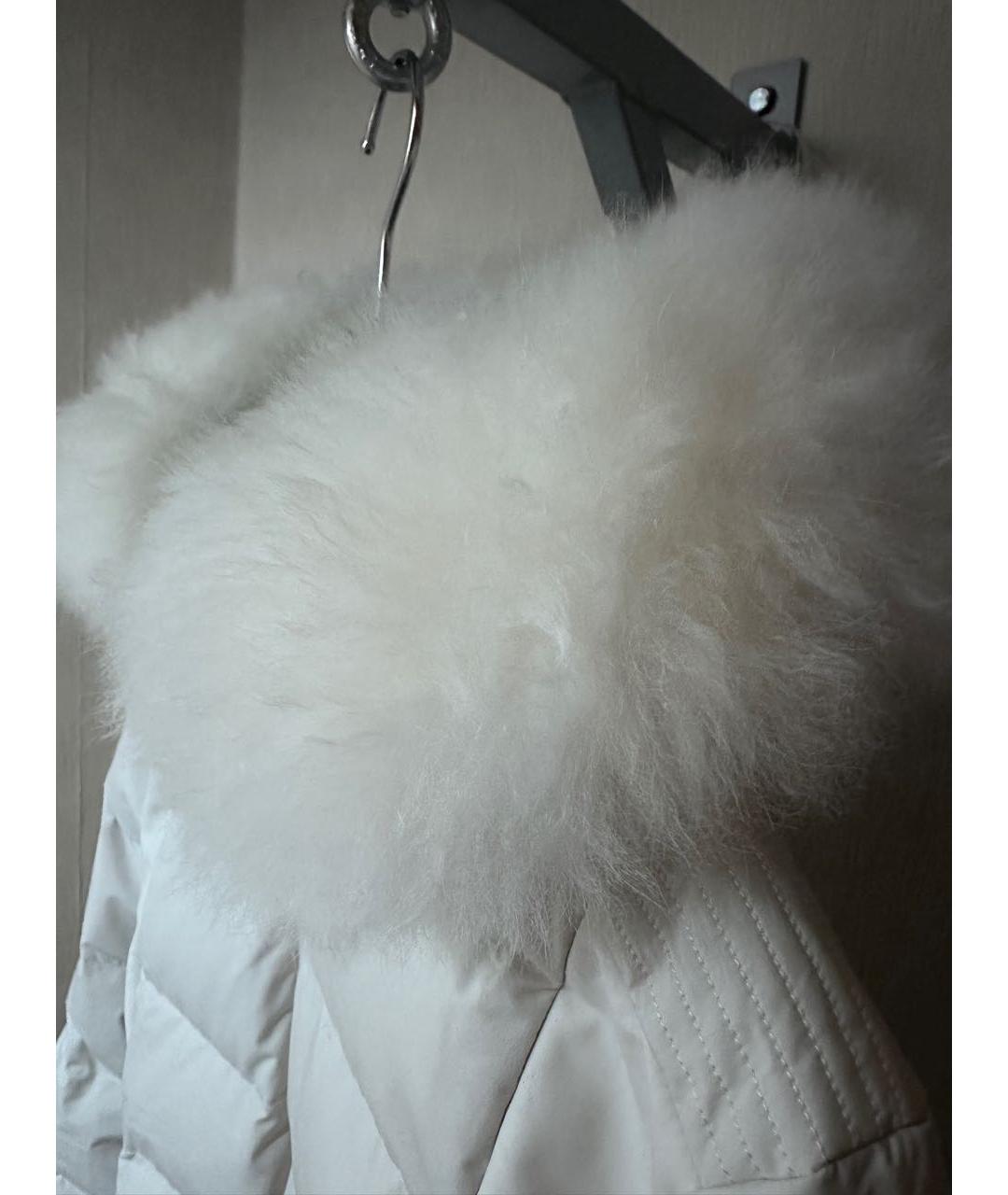 YVES SALOMON Белый пуховик, фото 3