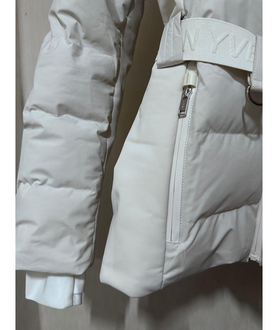 YVES SALOMON Белый пуховик, фото 4