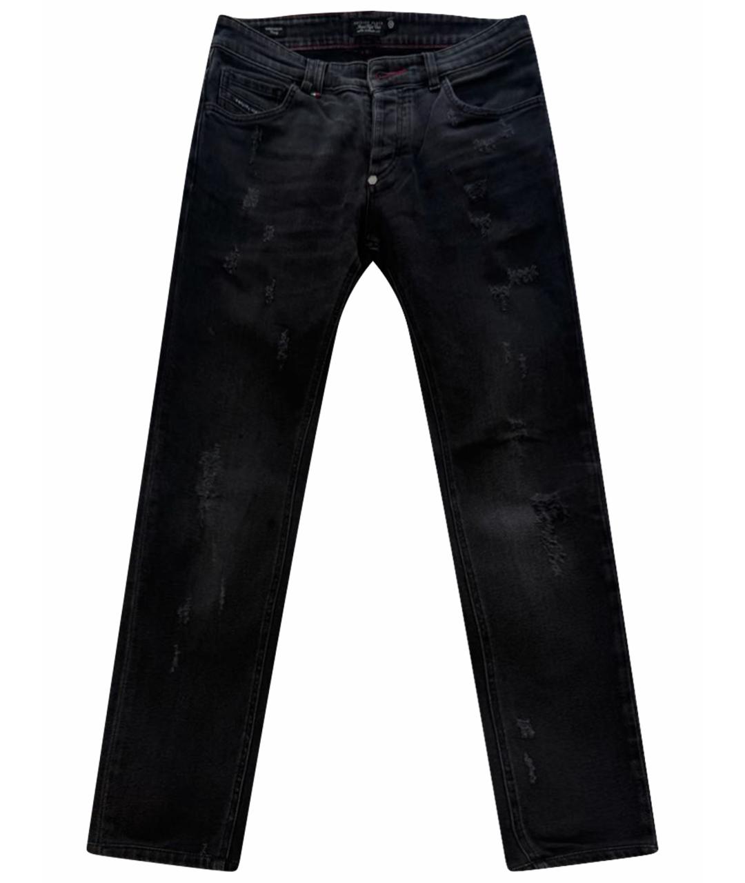 PHILIPP PLEIN Черные деним повседневные брюки, фото 1