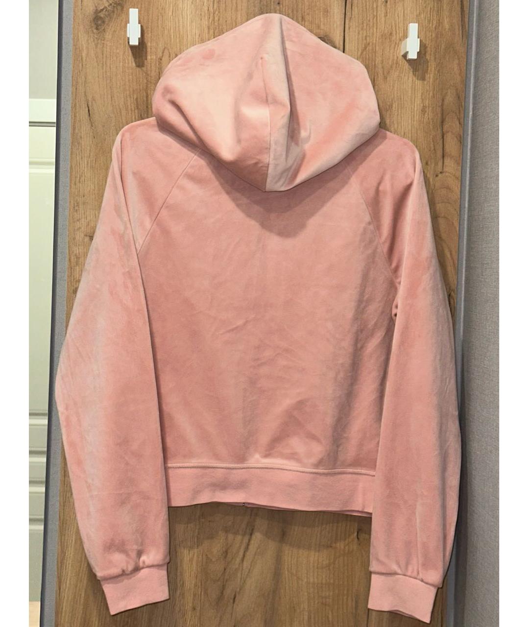 JUICY COUTURE Коралловый велюровый костюм с брюками, фото 4