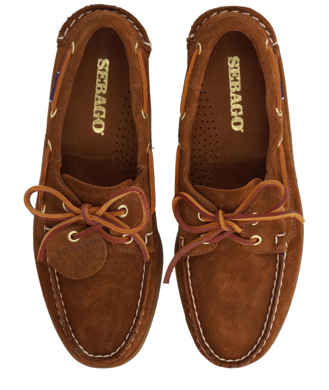 SEBAGO Коричневые кожаные лоферы, фото 3