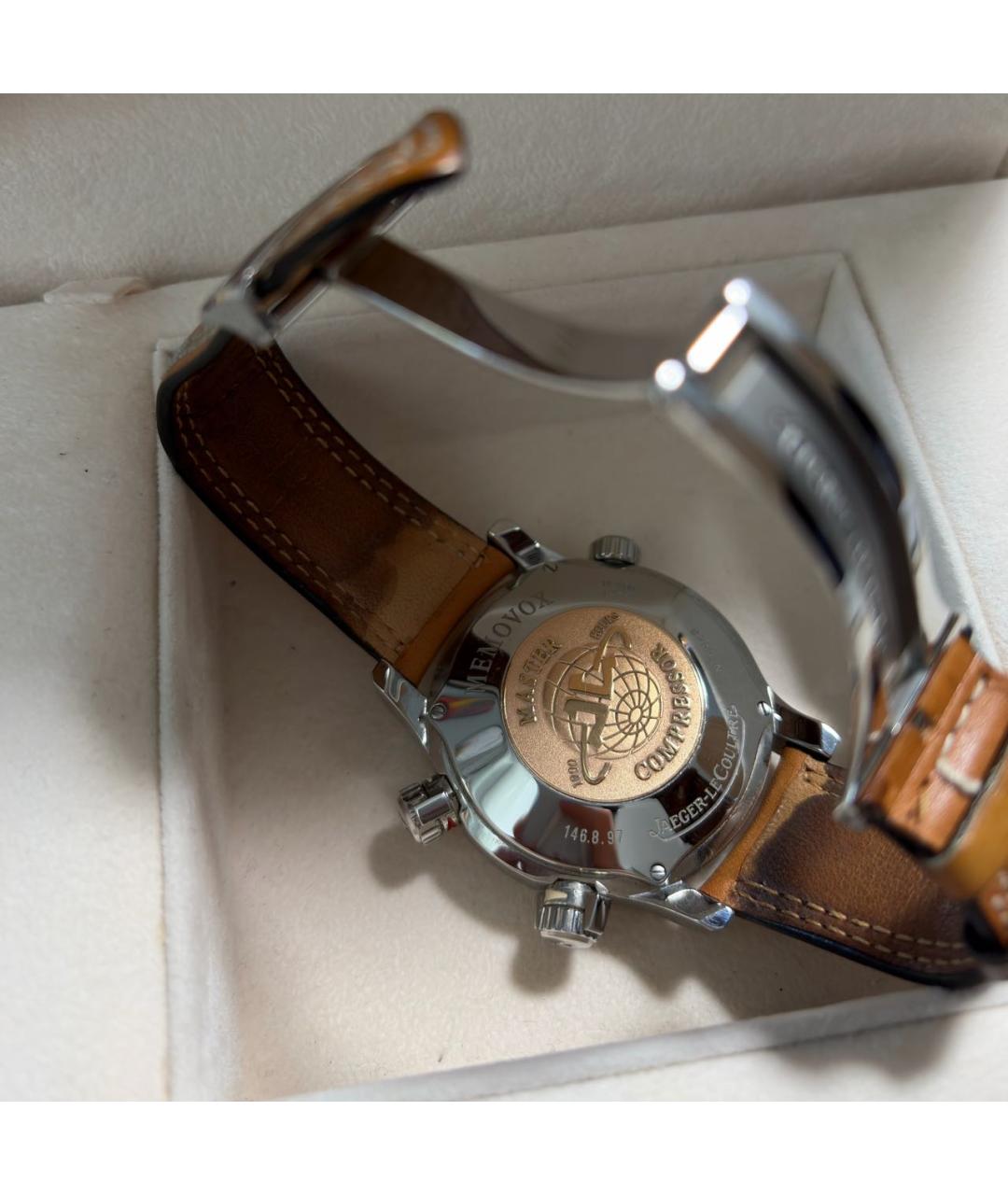 Jaeger LeCoultre Коричневые стальные часы, фото 2