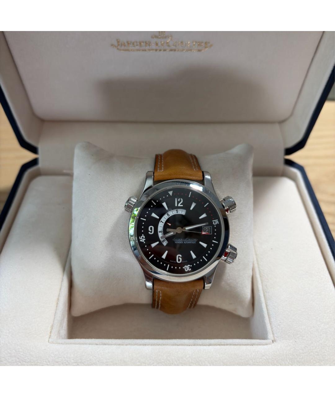 Jaeger LeCoultre Коричневые стальные часы, фото 7