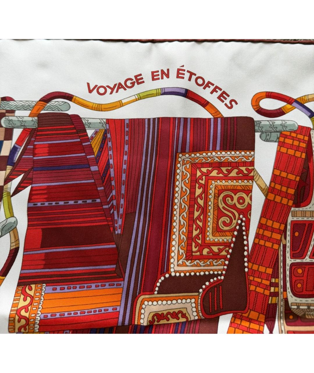 HERMES Мульти шелковый платок, фото 3