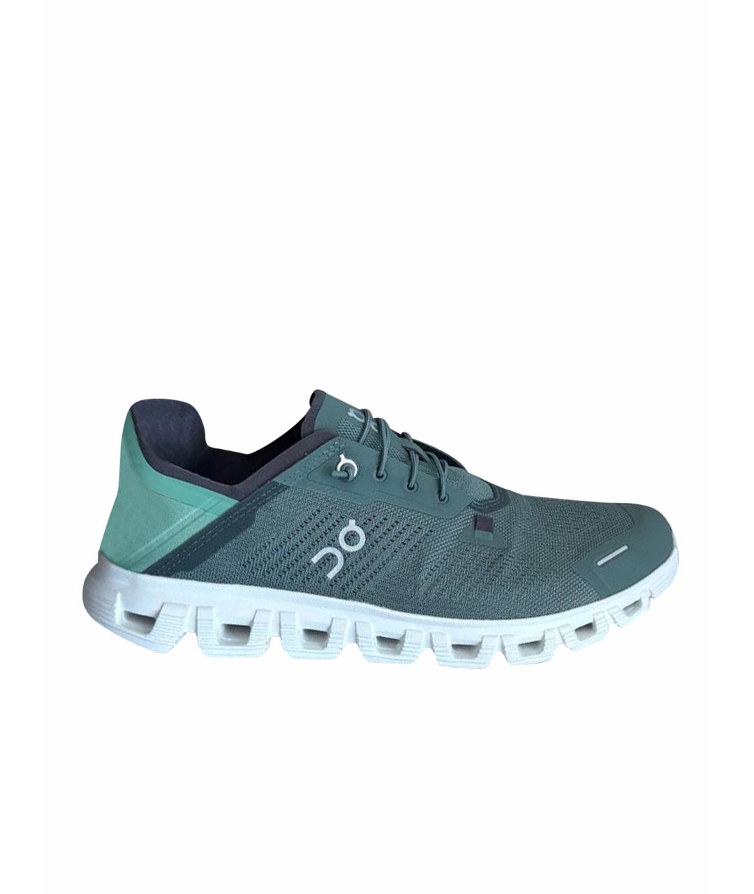 ON Зеленые низкие кроссовки / кеды, фото 1