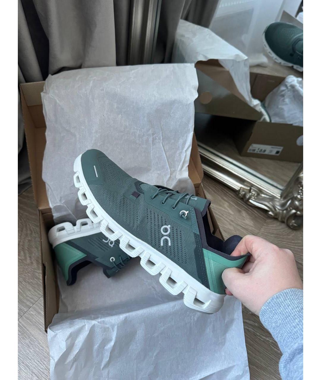ON Зеленые низкие кроссовки / кеды, фото 5