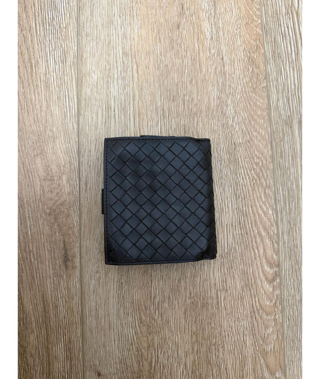 BOTTEGA VENETA Коричневый кожаный кошелек, фото 3