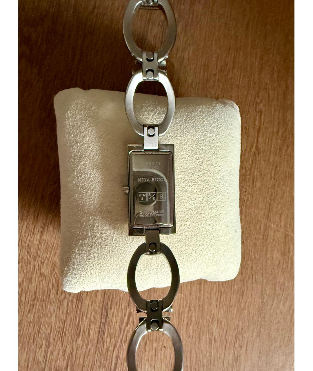 NINA RICCI Белые металлические часы, фото 2