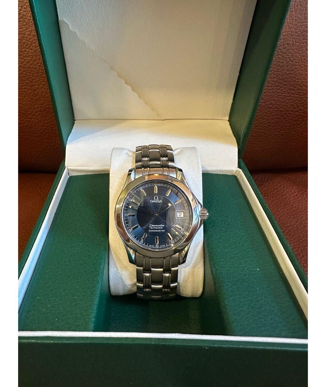 OMEGA Серые часы, фото 4