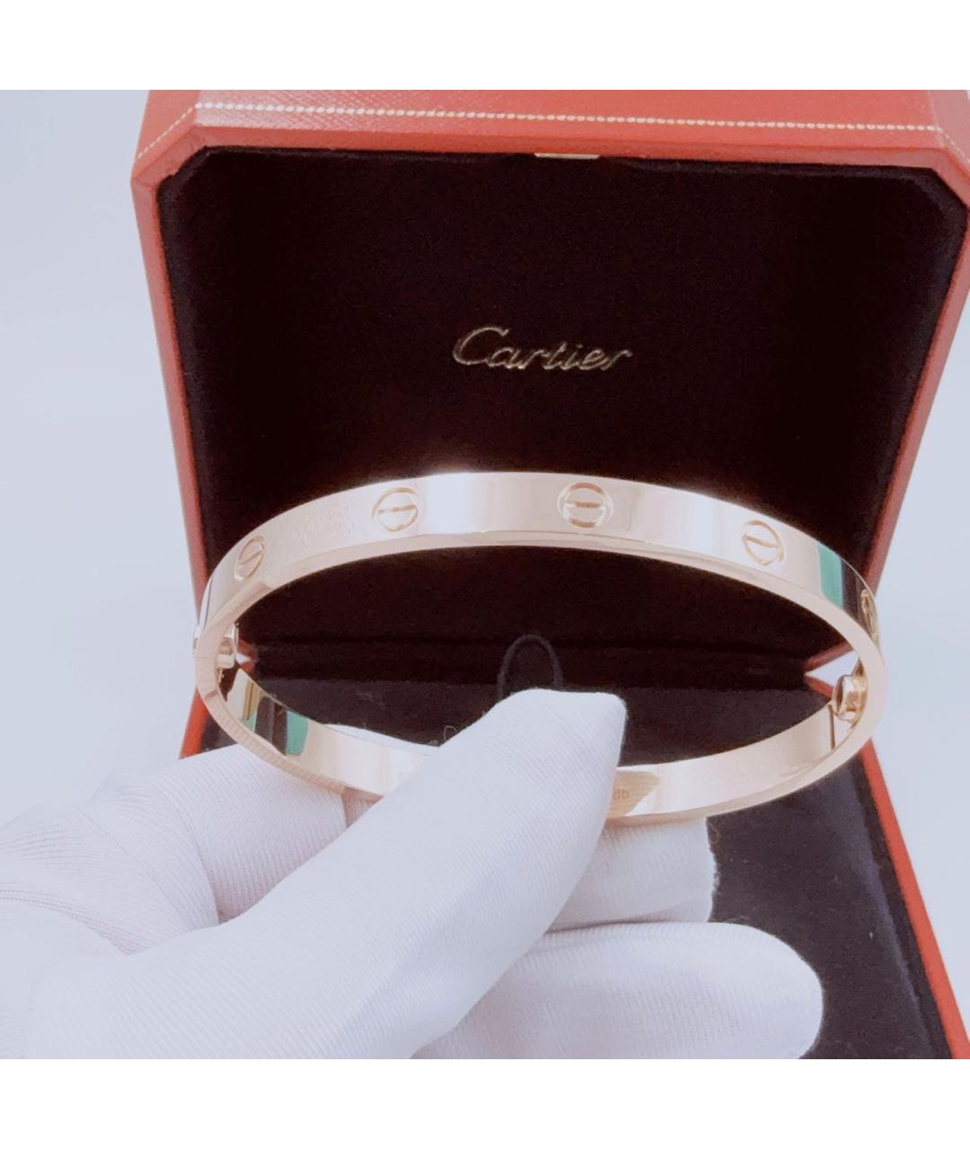 CARTIER Розовый браслет из розового золота, фото 7