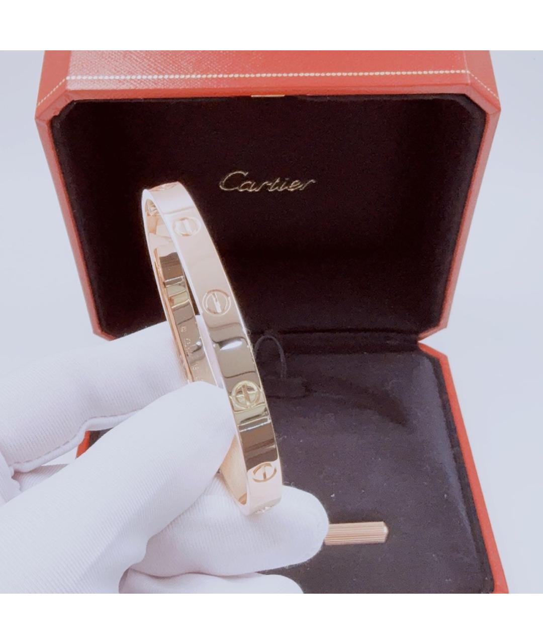 CARTIER Розовый браслет из розового золота, фото 5