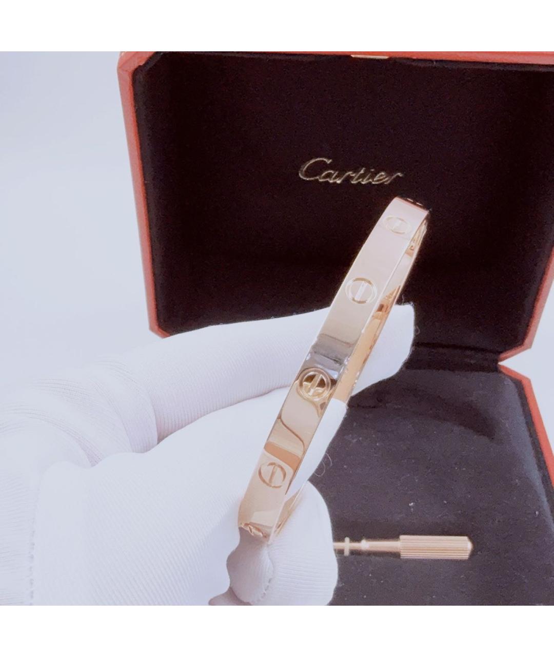 CARTIER Розовый браслет из розового золота, фото 4