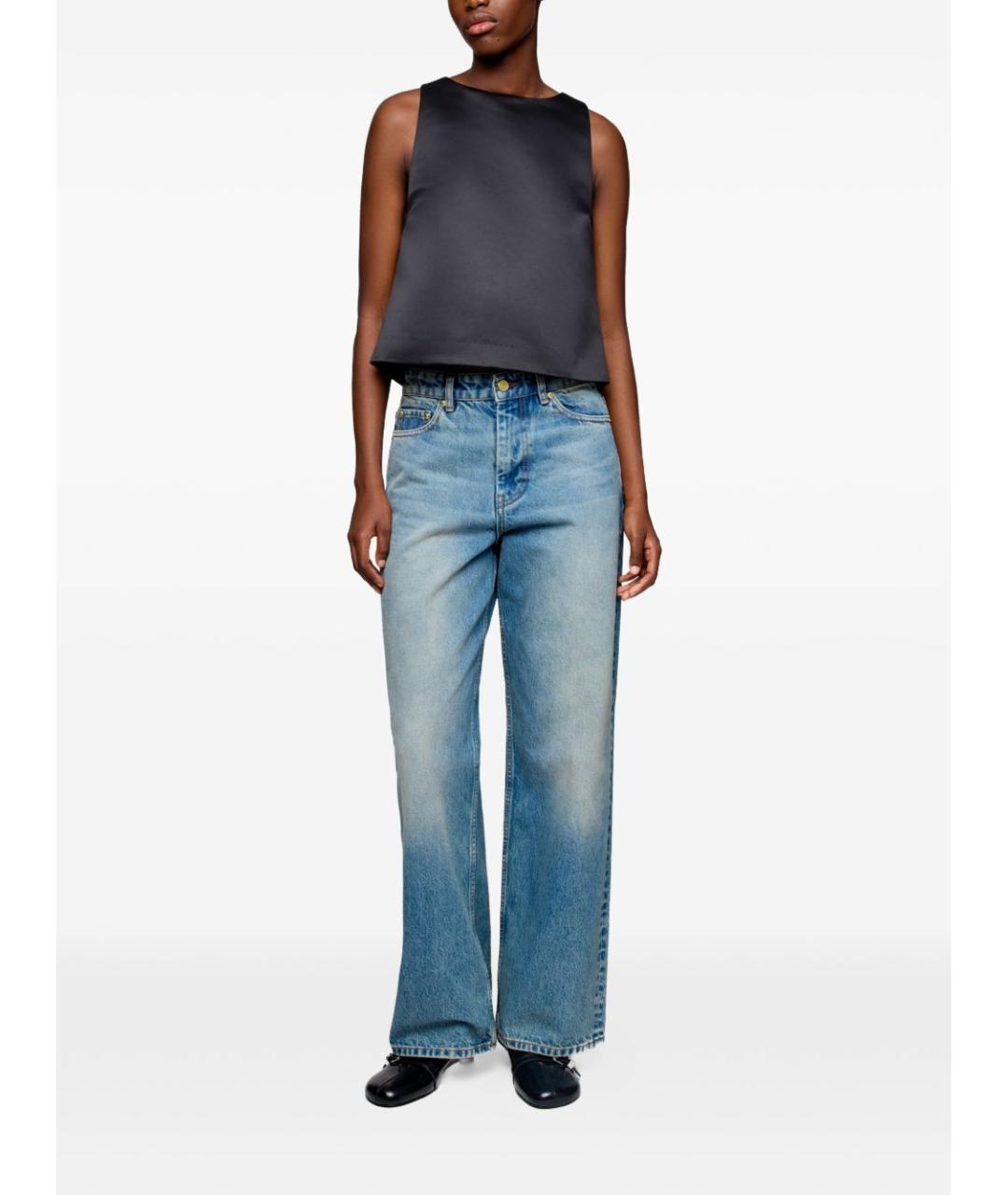 GANNI Черная майка, фото 3