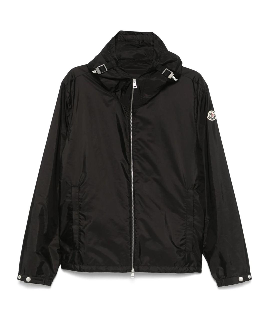 MONCLER Черная полиамидовая куртка, фото 1