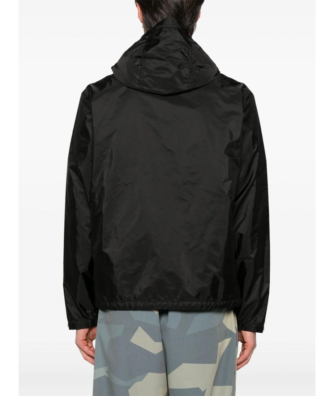 MONCLER Черная полиамидовая куртка, фото 5