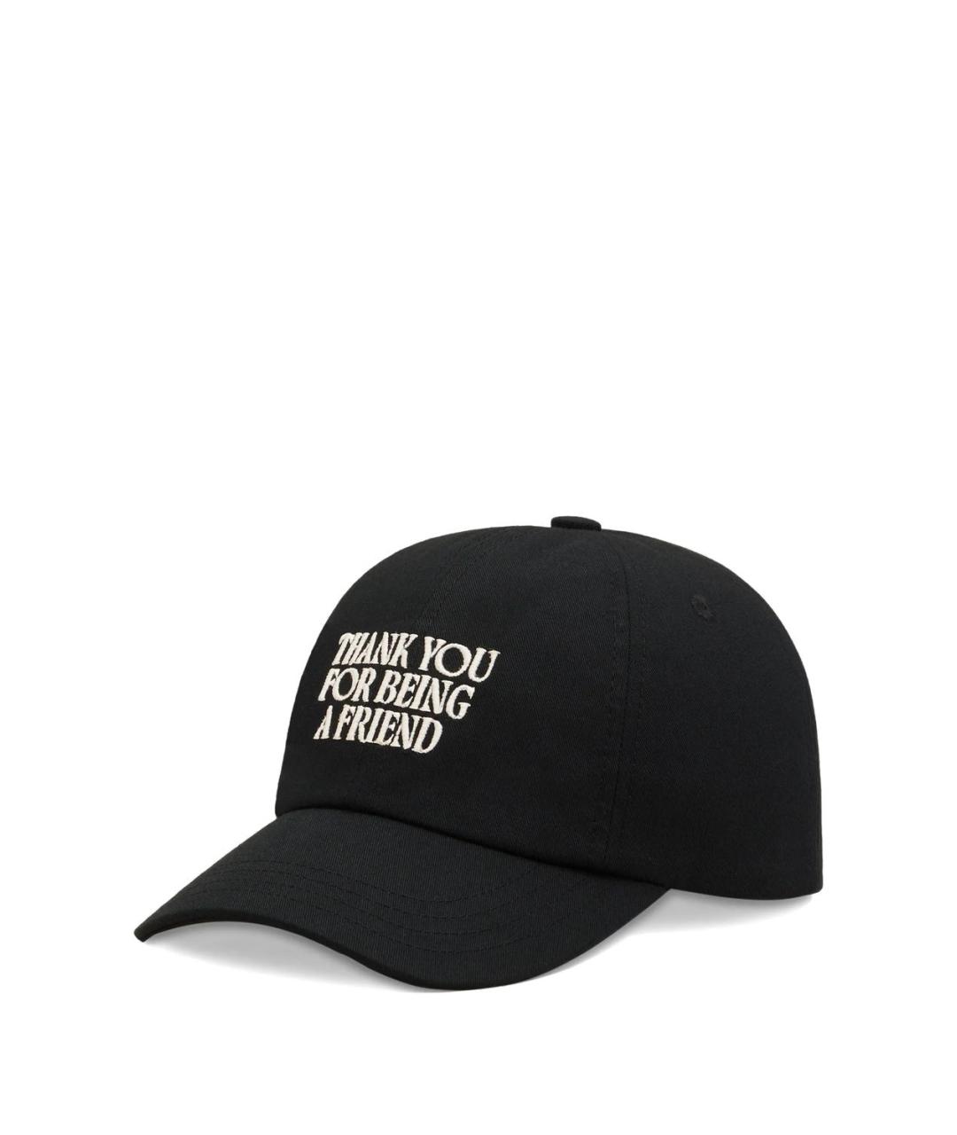 Ami Paris Черная хлопковая кепка/бейсболка, фото 3