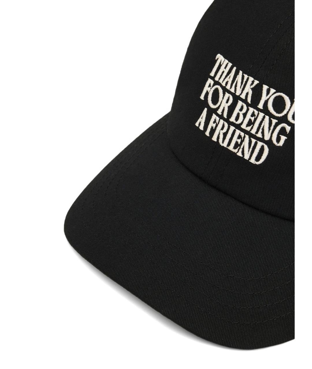 Ami Paris Черная хлопковая кепка/бейсболка, фото 2