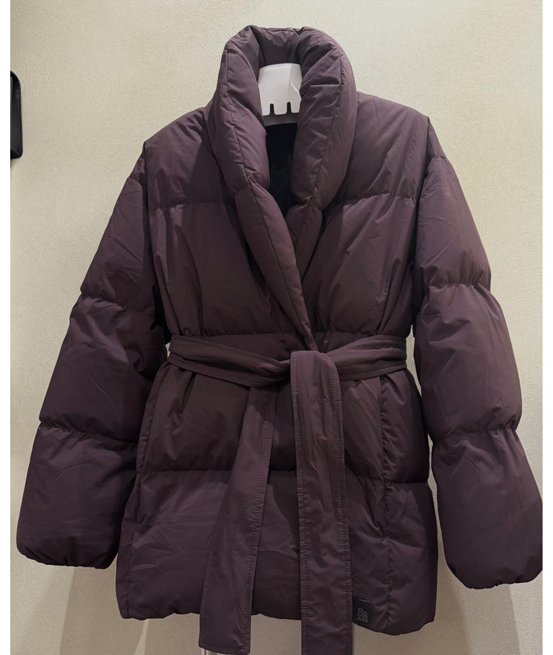 BACON Бордовый полиэстеровый пуховик, фото 4