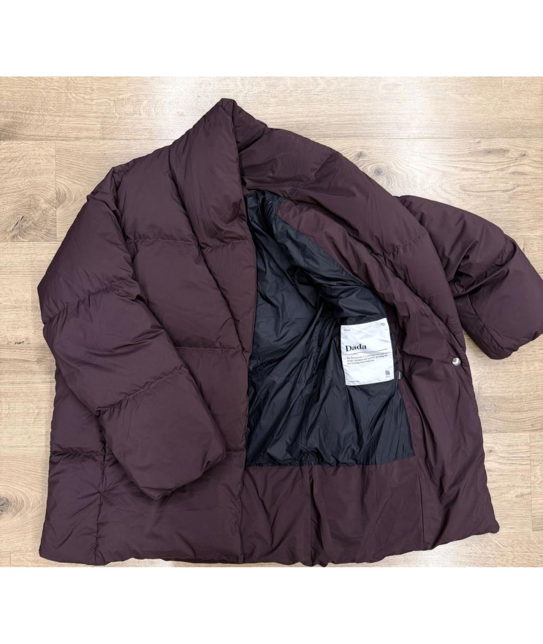 BACON Бордовый полиэстеровый пуховик, фото 2