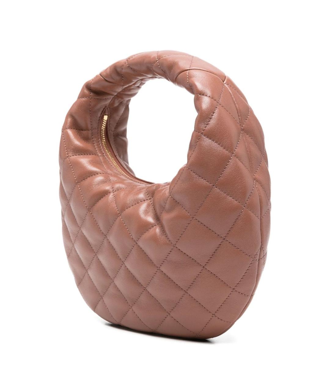 SAINT LAURENT Розовая кожаная сумка с короткими ручками, фото 2