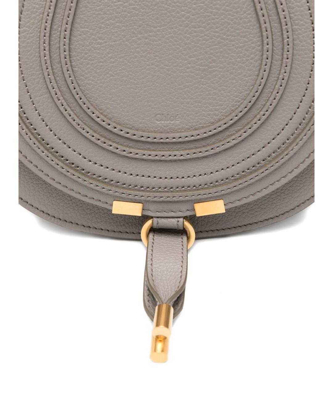 CHLOE Серая кожаная сумка через плечо, фото 2