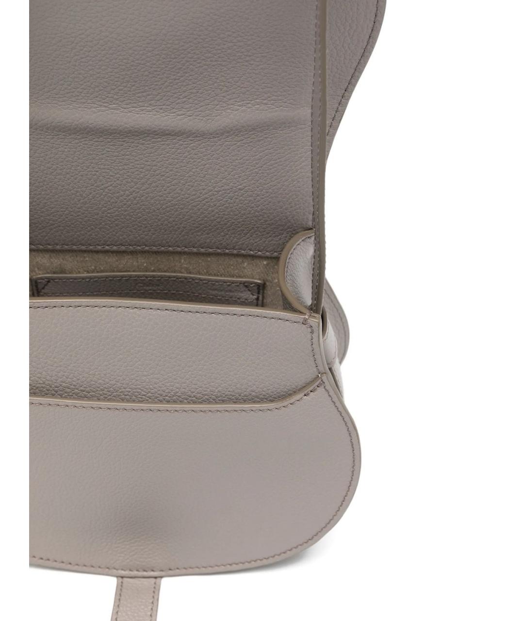 CHLOE Серая кожаная сумка через плечо, фото 4